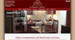 Desktop Screenshot of erbesconstruction.com